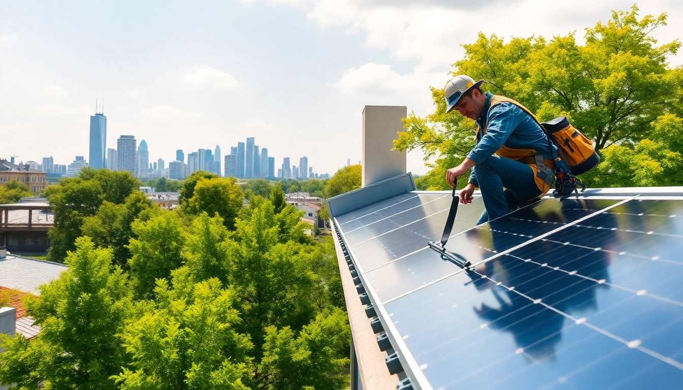Optimizing Pv anlagen wien with expert installation on a sunny rooftop.