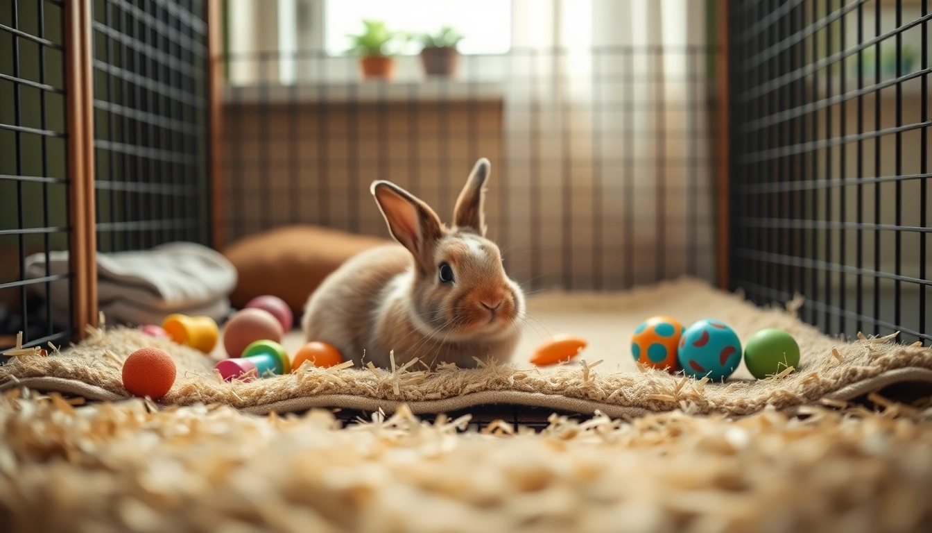 Nagermatte bietet Nager ein gemütliches Nest mit bunten Spielzeugen und Heu.