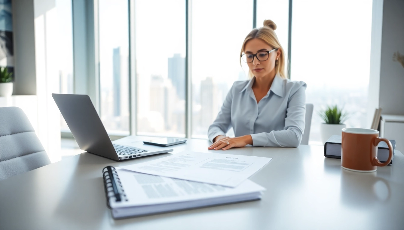 Headhunter Schweiz bietet professionelle Karriereberatung in einem modernen Büro.