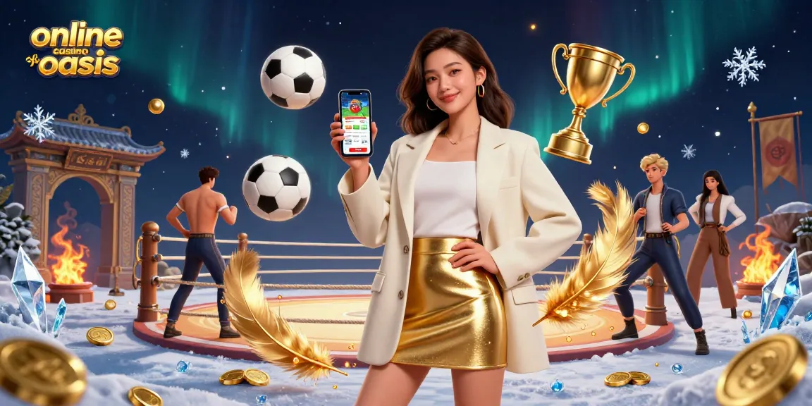 Play and win at online casino ohne oasis with our expert guide and vibrant gaming illustration.