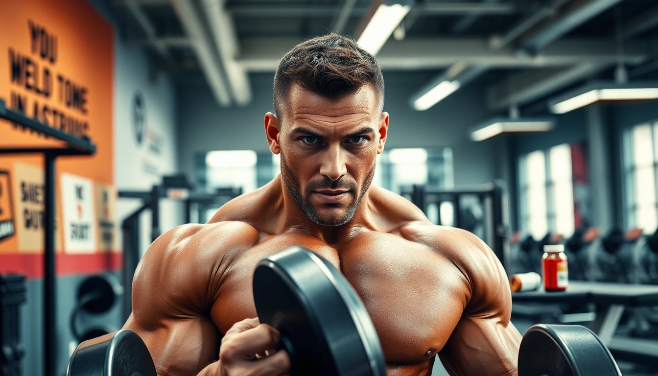 Optimizing muscle growth with Testobal-P Testosteron Propionate during an intense workout.